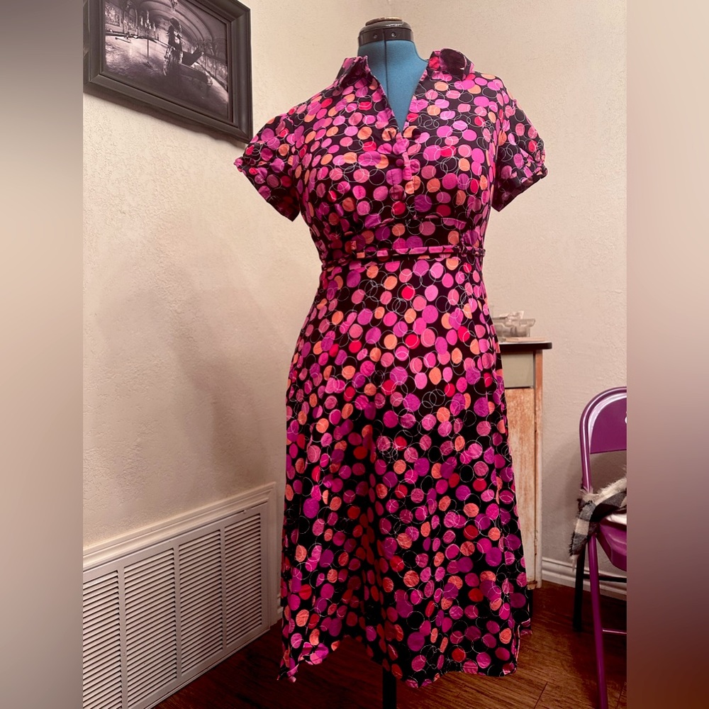 Retro Polka Dot Dress
